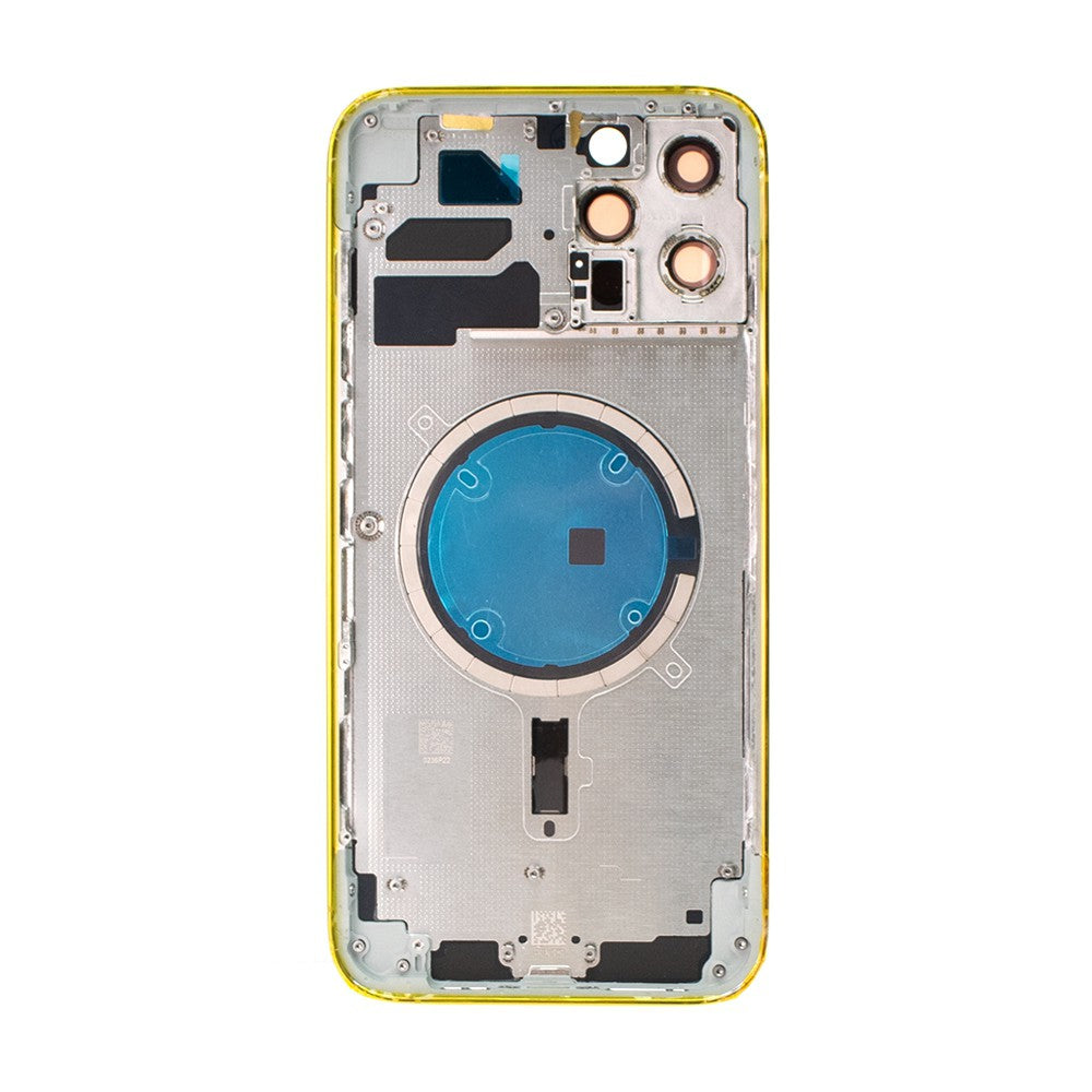 Rear Housing for iPhone 12 Pro Max (NO LOGO)-White Rear Housing for iPhone 12 Pro Max (NO LOGO)-White
